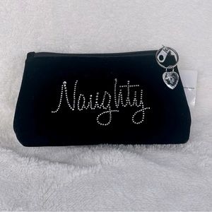 NWT Velvet Make Up Bag “Naughty or Nice”